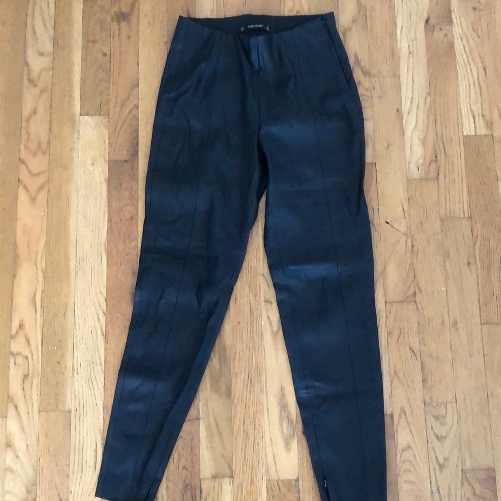 Zara leather pants